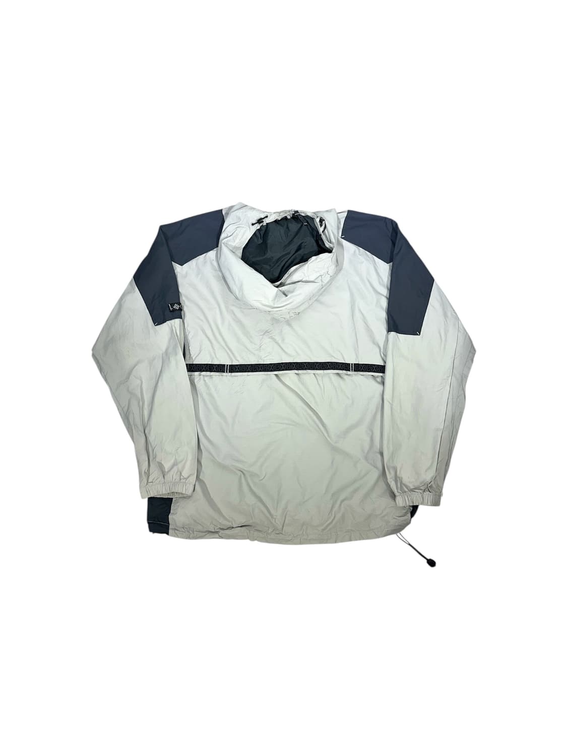 컬럼비아 그레이 네이비 등산 후드 바람막이 자켓 XL 상품이미지6