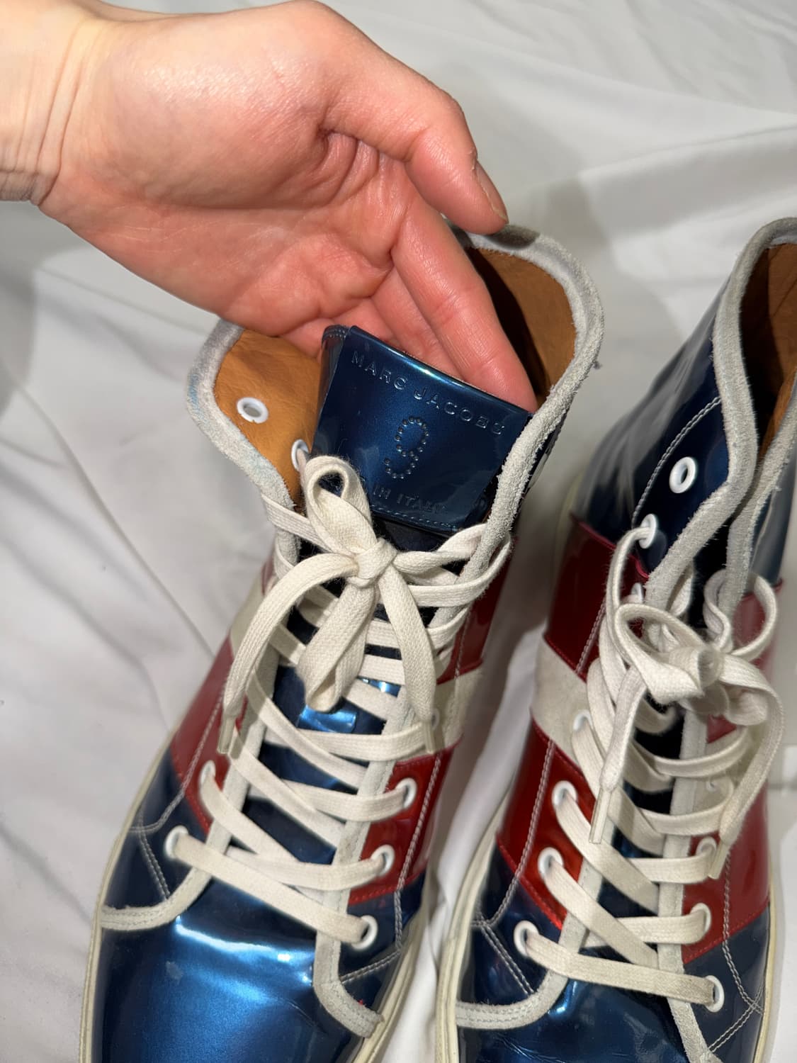 마크 제이콥스 페이던트 레더 하이탑 상품이미지5