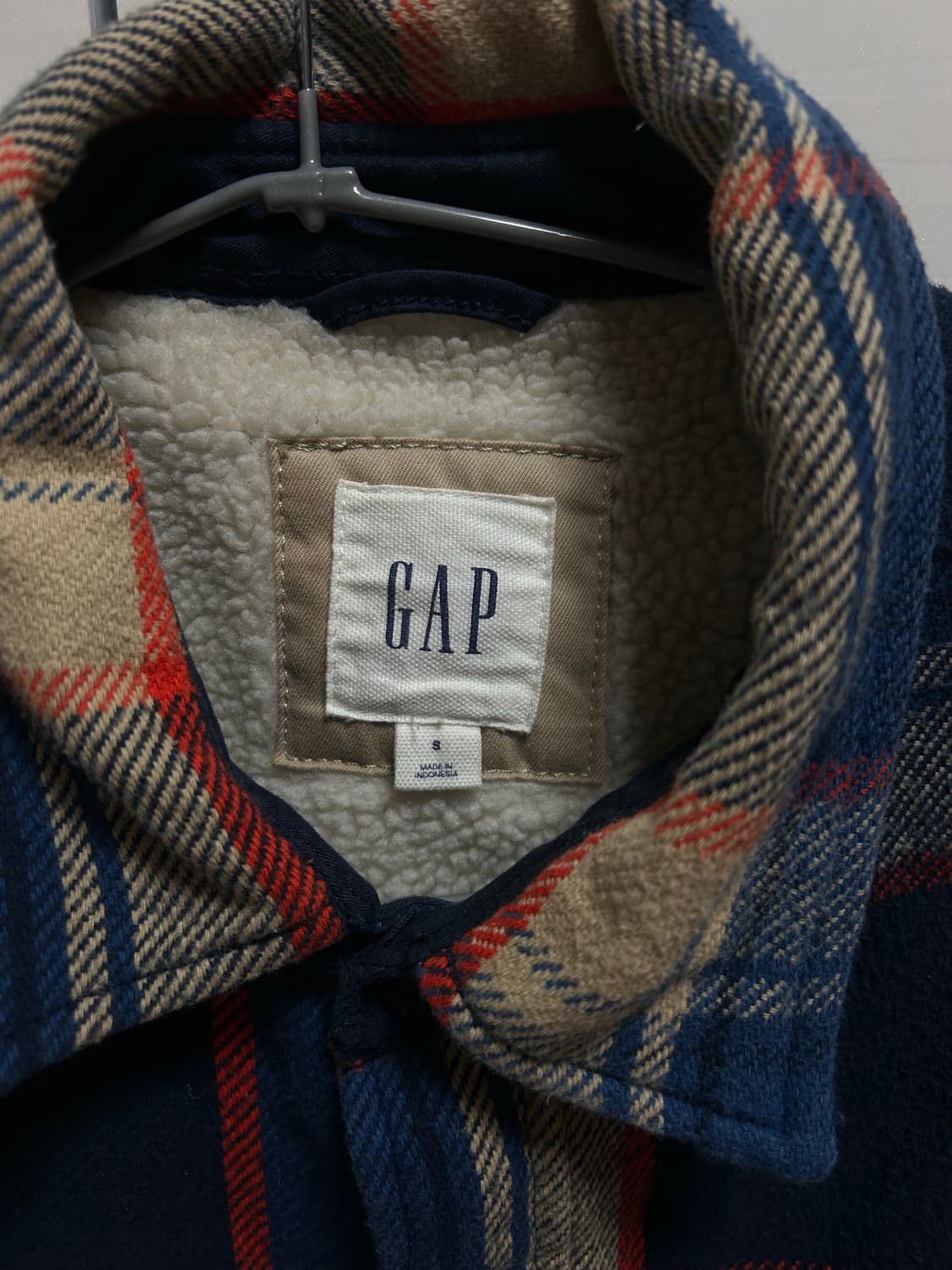 GAP 남성 체크 셔츠 자켓 S 상품이미지2