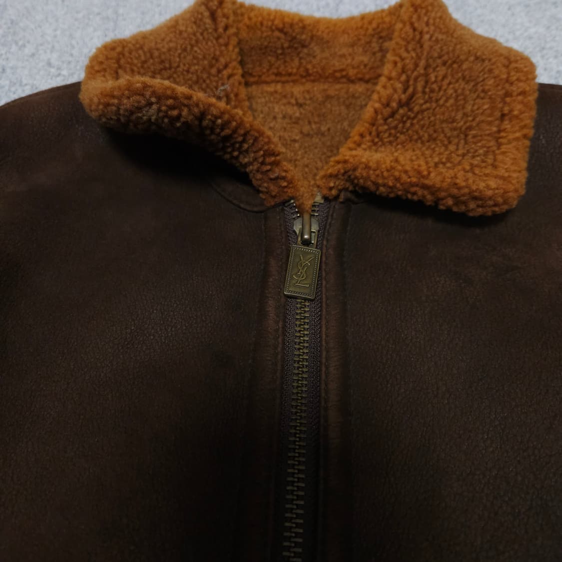 입생로랑 무스탕 양가죽 자켓 점퍼 105 상품이미지7