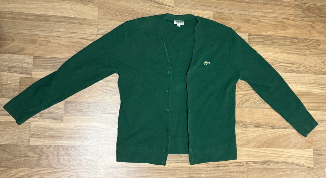 라코스테 남성 링스 Y 가디건 AH7906-51N 그린 상품이미지1