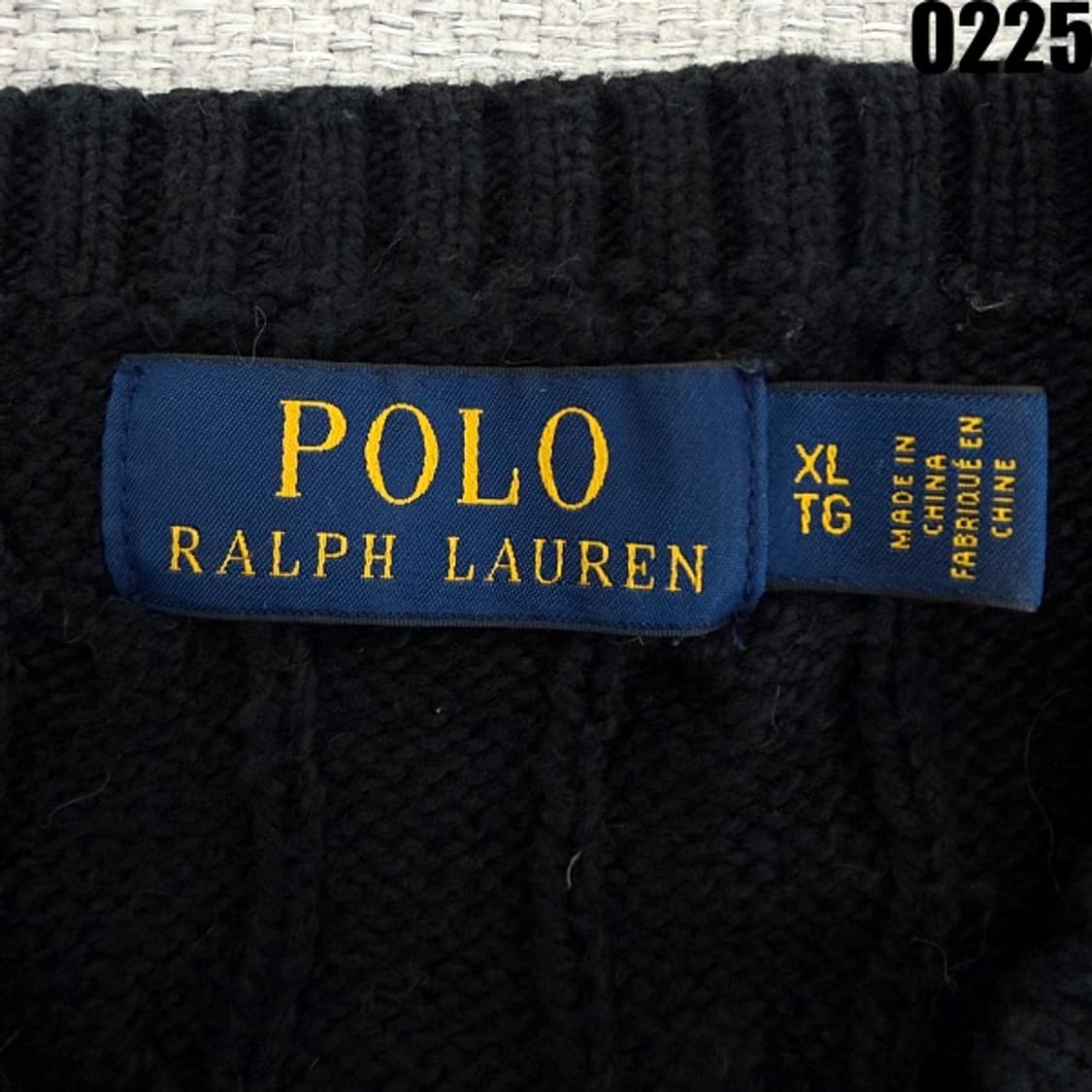 폴로 랄프로렌 꽈배기 케이블 니트 스웨터 XL 0225 상품이미지4