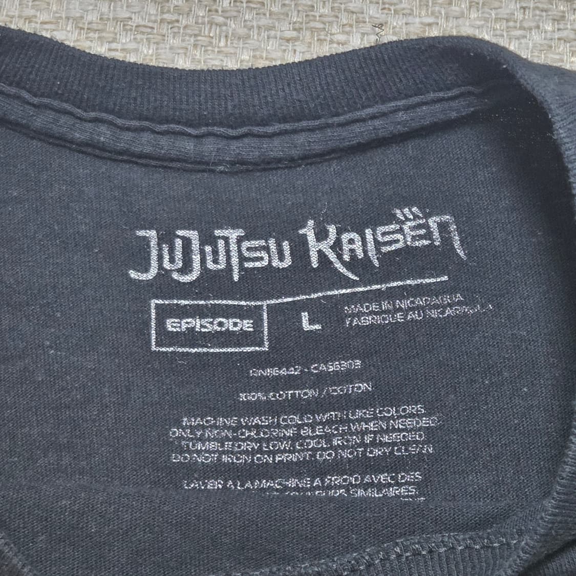 Japanese Vintage 주술회전 오피셜 애니 반팔 티셔츠 상품이미지3