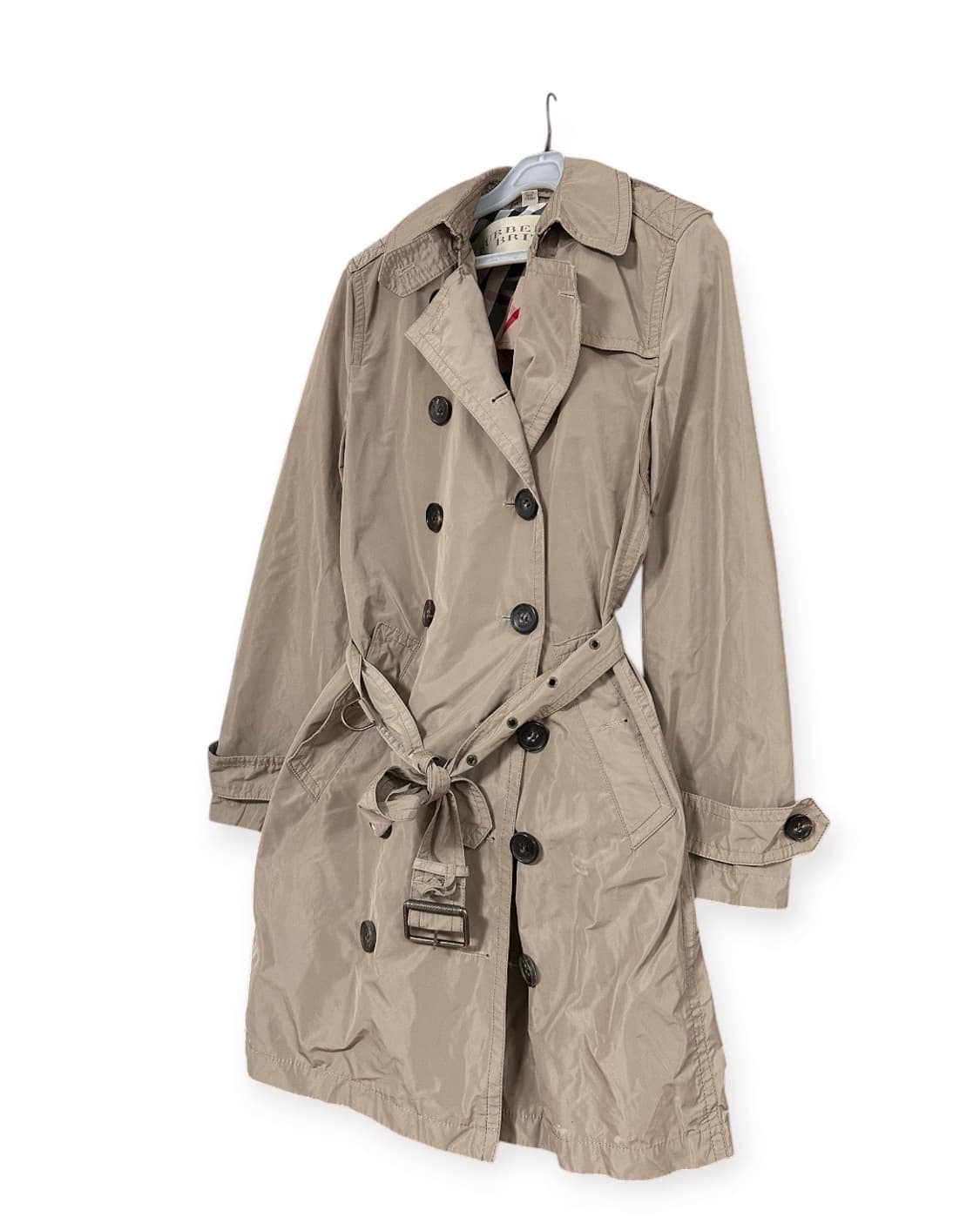 버버리 베이지 더블 트렌치 코트 상품이미지3