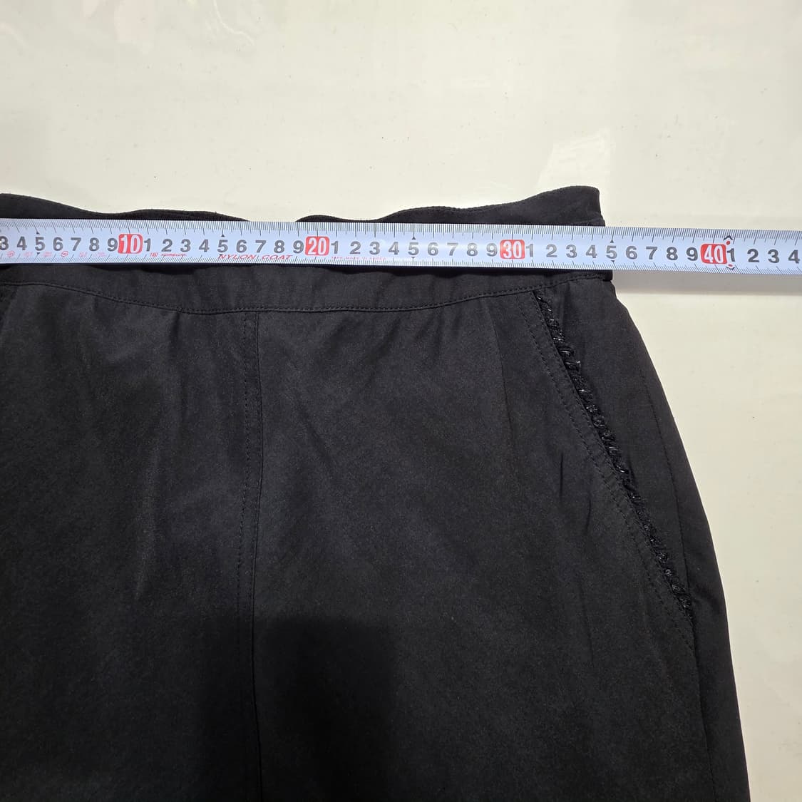 1186 마인 한섬 mine 블랙 H라인 포켓 스커트 64 상품이미지3