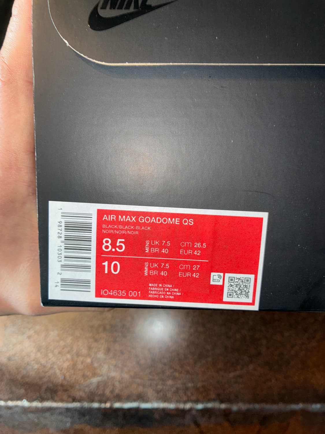 265) 나이키 에어맥스 ACG 고아돔 송치 블랙 상품이미지3