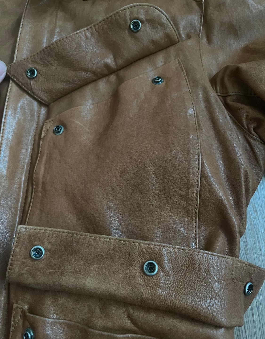 C.P. company 가죽 고글 자켓 상품이미지7