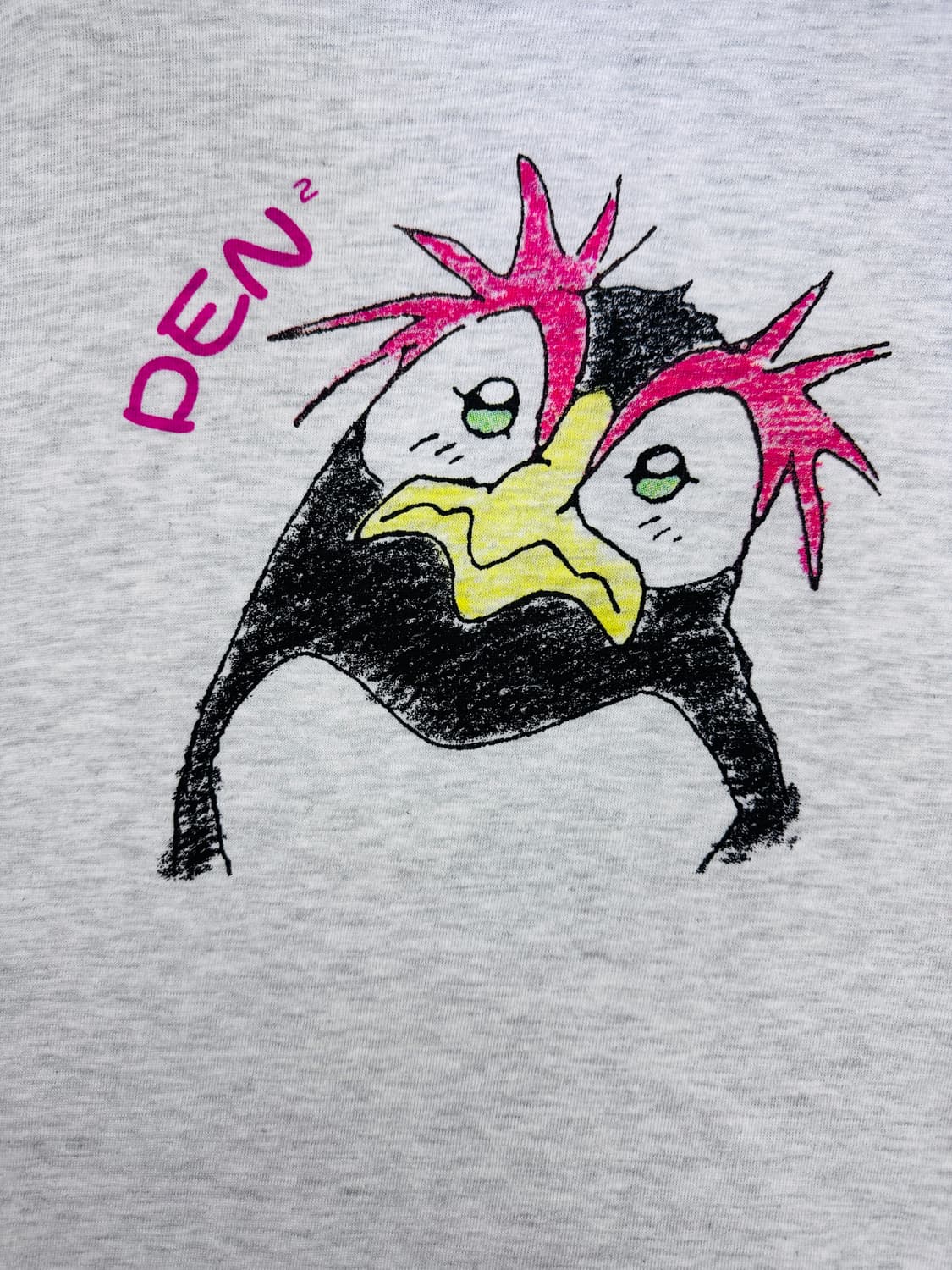 빈티지 에반게리온 펜펜 EVANGELION PENPEN 티셔츠 OS 상품이미지2