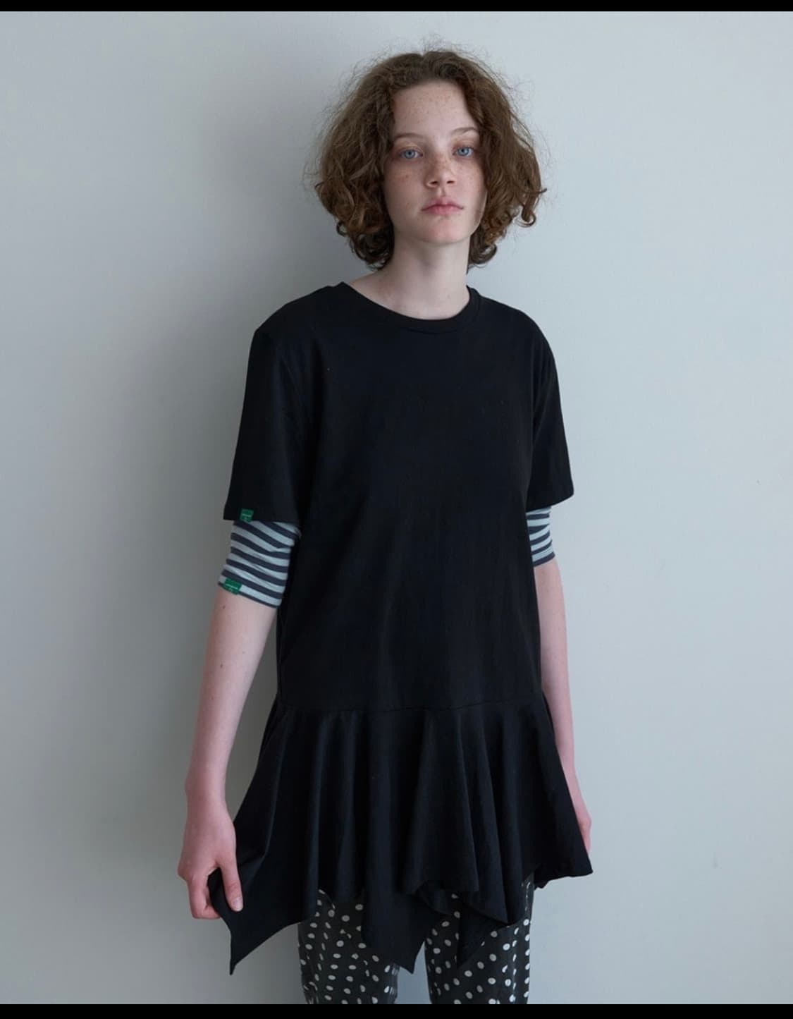 노컨텐츠 Half Sleeve Square ops 반팔 레이어드 상품이미지1