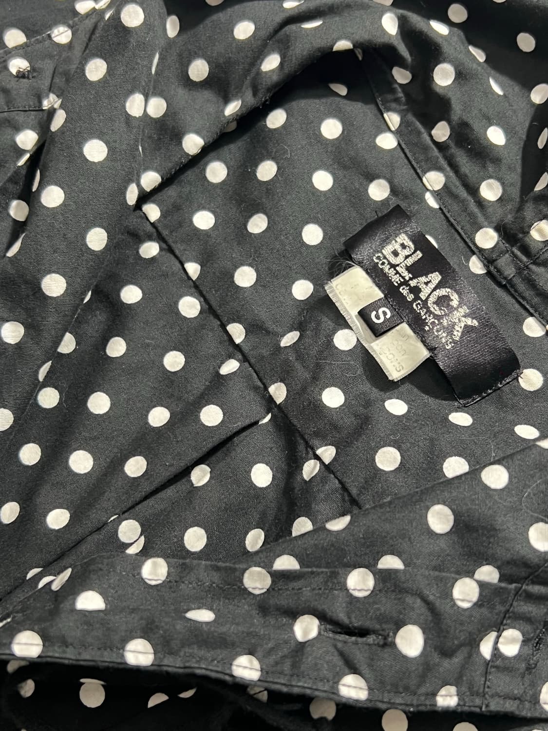 Comme Des Garcons Black Dot Hooded Shirt 상품이미지5