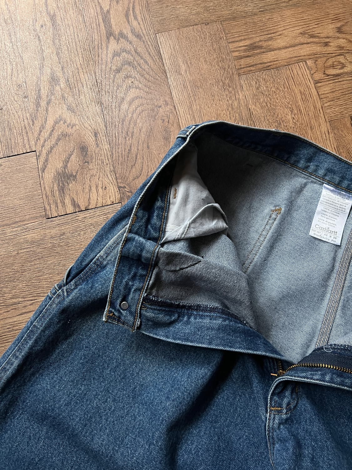 [40]칼하트 USA 싱글니 카펜터 워크 데님 팬츠 상품이미지5