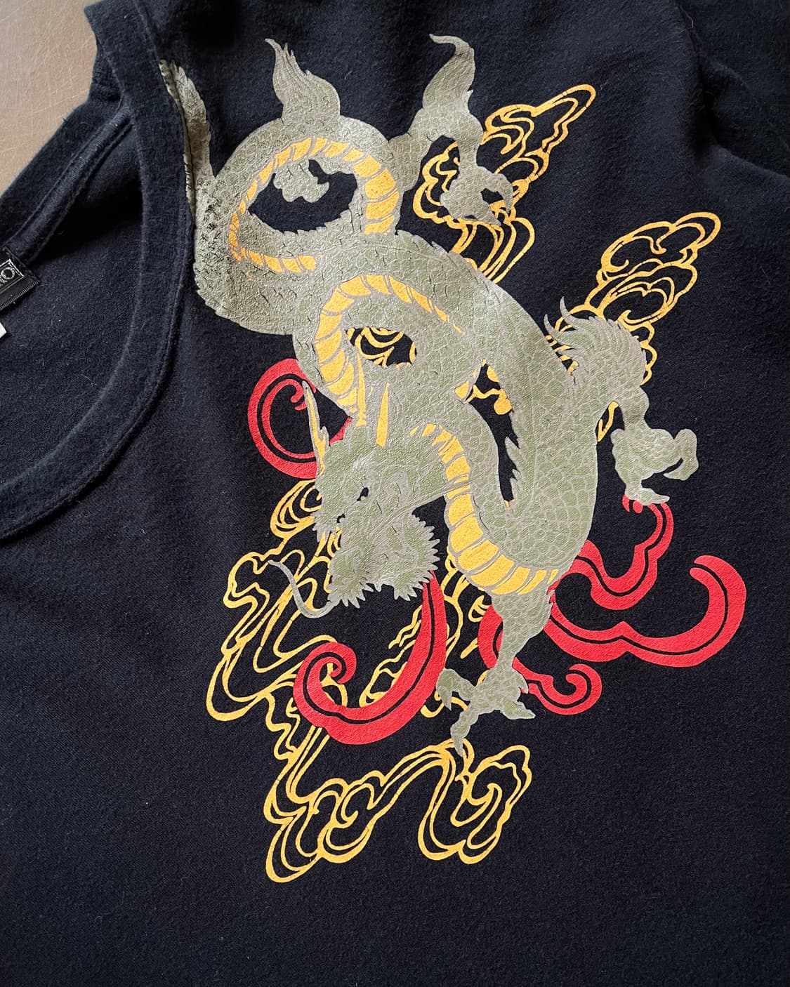 90-00s AMORE PURO 龍虎相搏 Print Long-Sleeve 상품이미지4