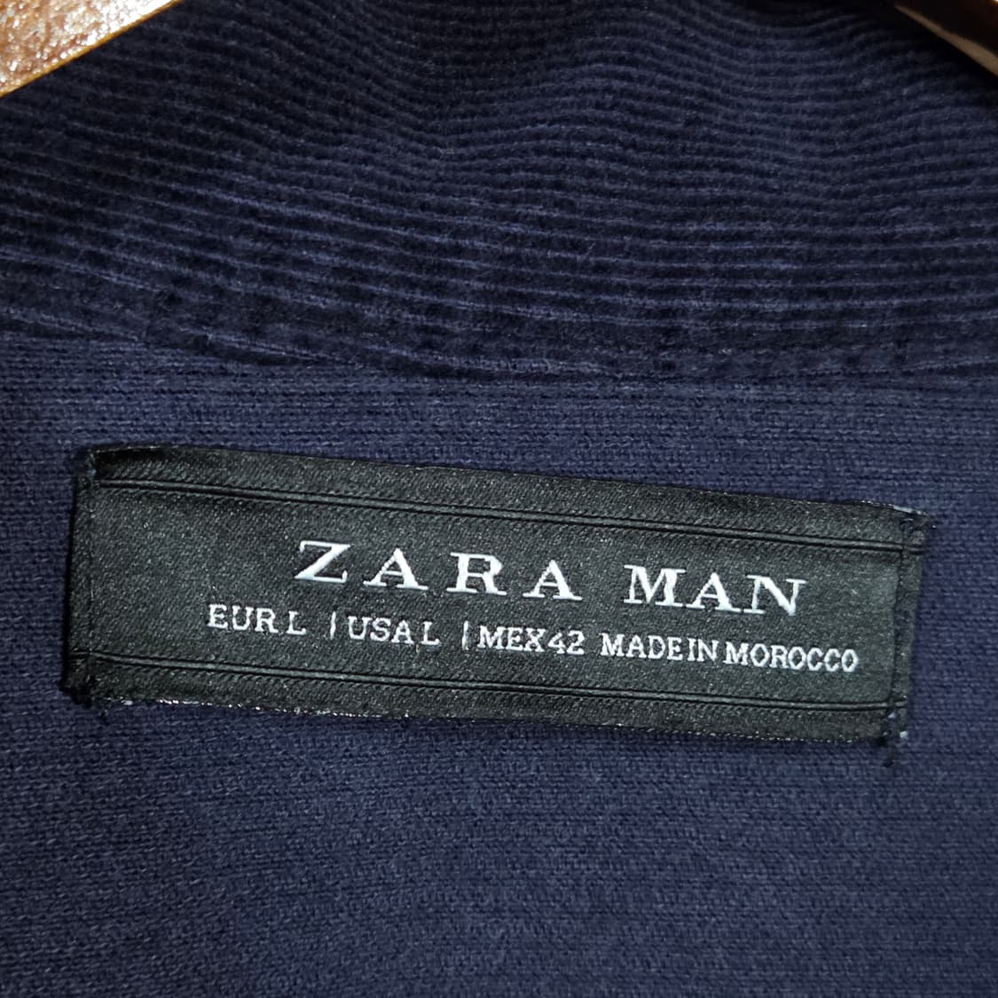 자라 코듀로이 퍼플 코튼 집업 상품이미지8