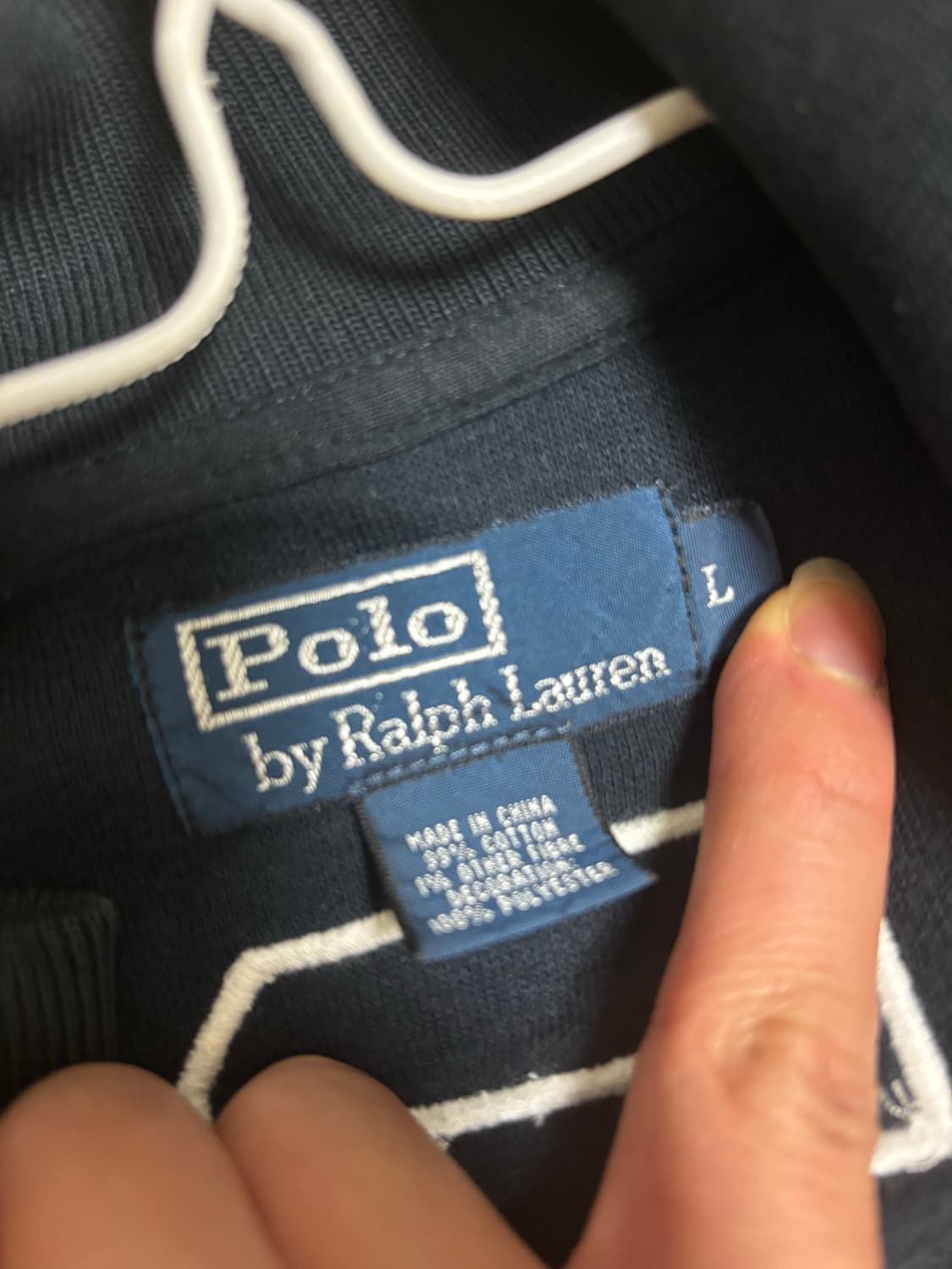 폴로 빅포니 집업 일본 플래그 블랙 상품이미지3