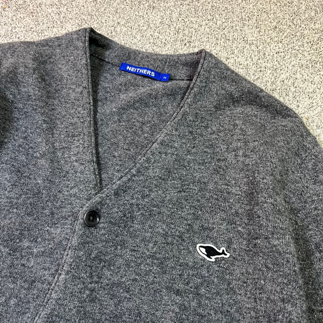 네이더스 포켓 울 니트 가디건 상품이미지2