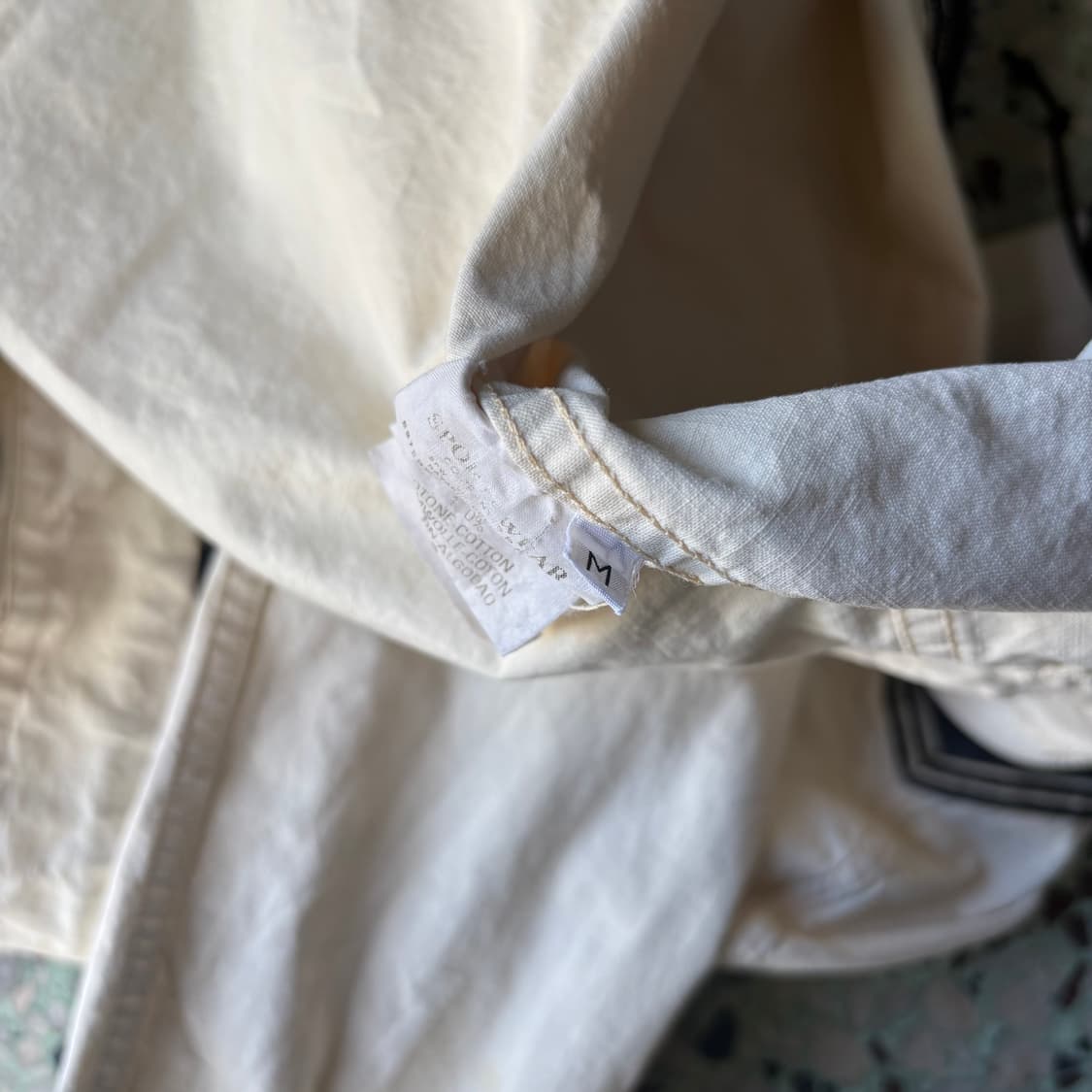 06ss 스톤 아일랜드 아이보리 탄창 쉘 자켓 상품이미지10