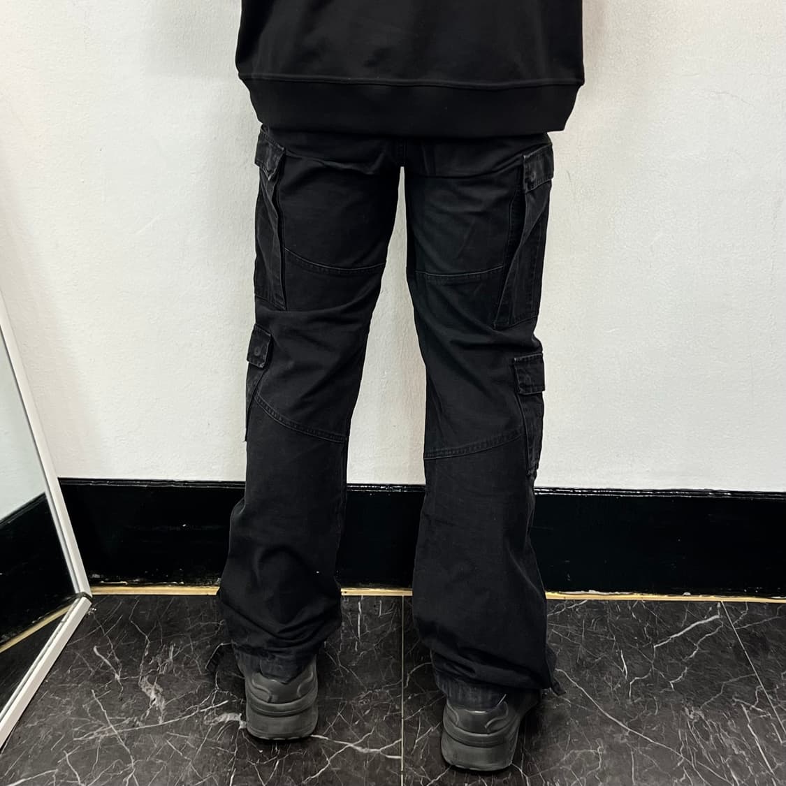 스투시 립스탑 서플러스 카고 팬츠 블랙 상품이미지3