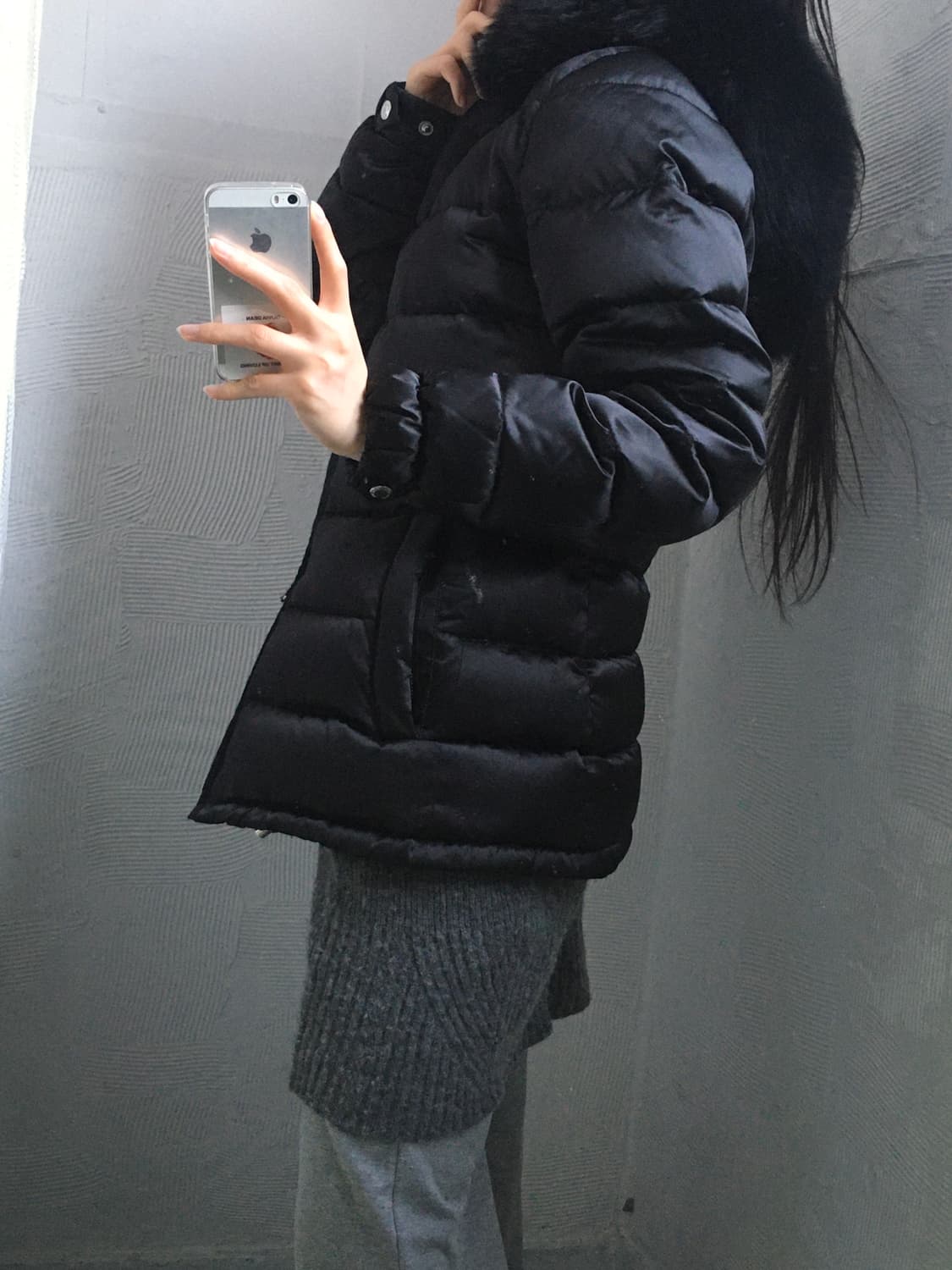 Prada 프라다 퍼 후드 다운 패딩 상품이미지2