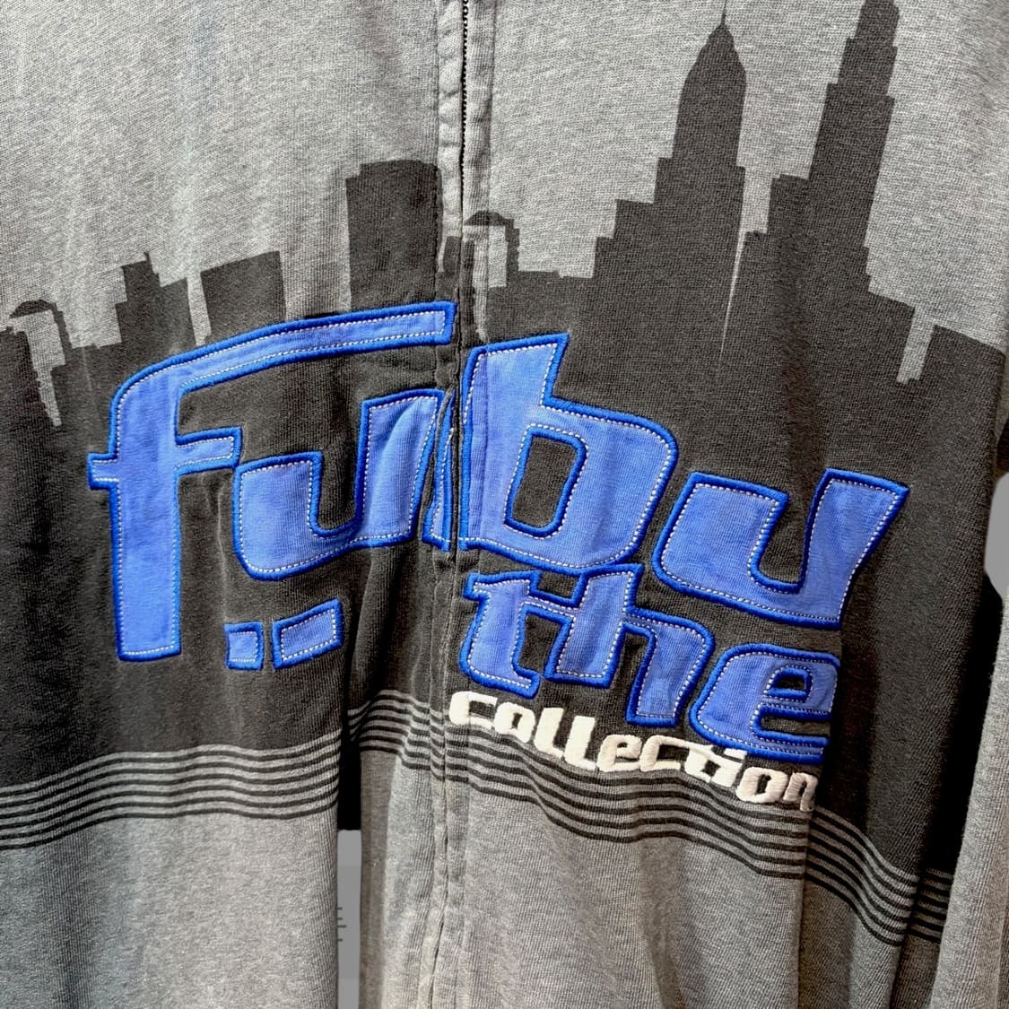 후부 컬렉션 시티 그래픽 후드 집업 (XL) 상품이미지5