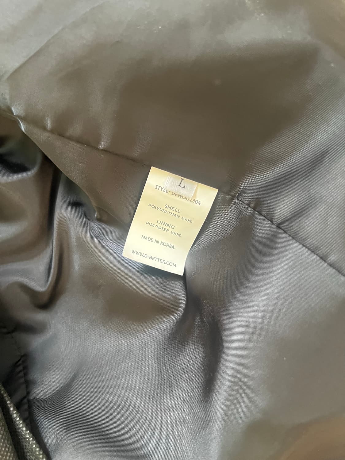 [L] 2버튼 싱글 레더 블레이저 상품이미지9