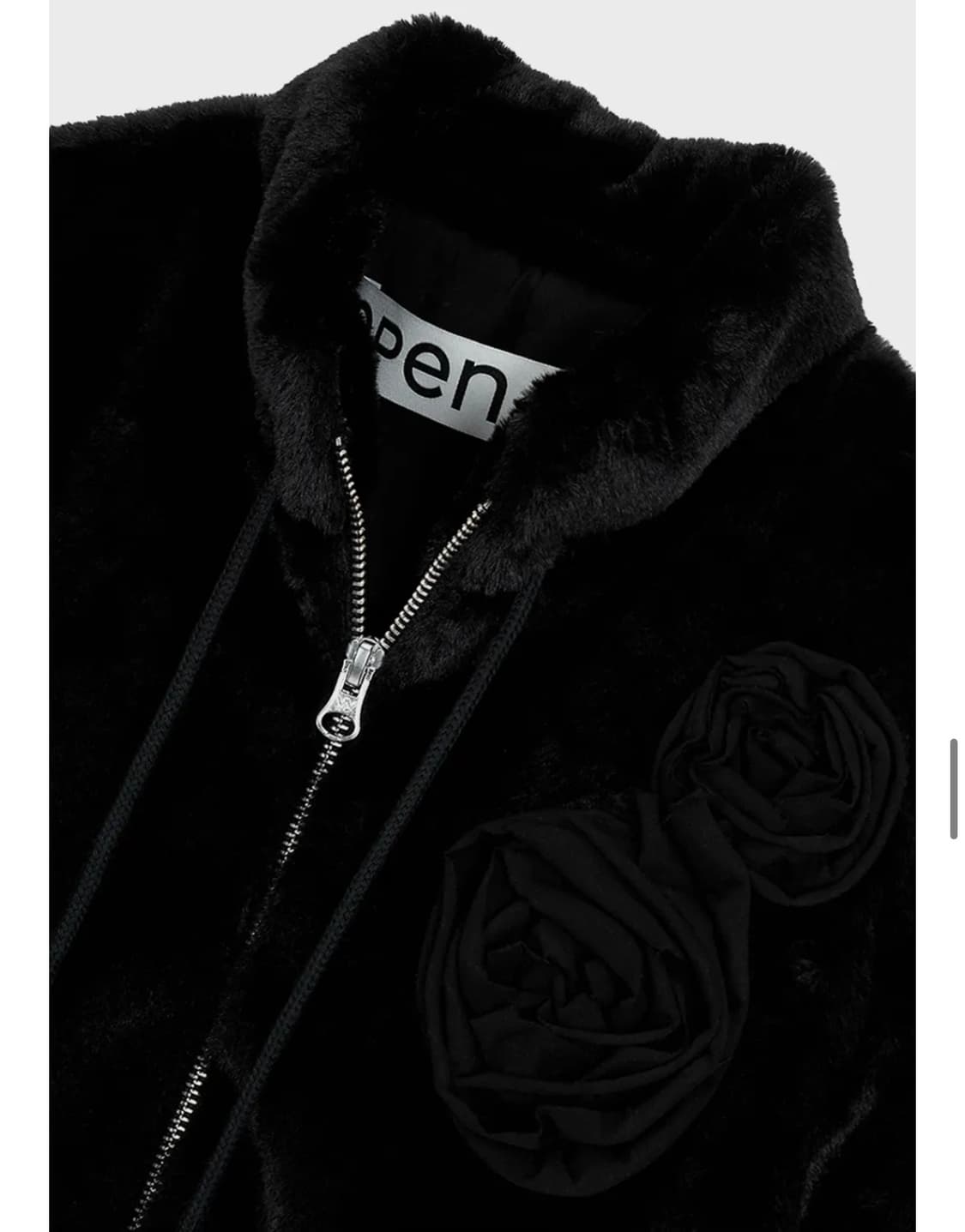 오픈와이와이 플리스 아플리케 자켓 상품이미지4