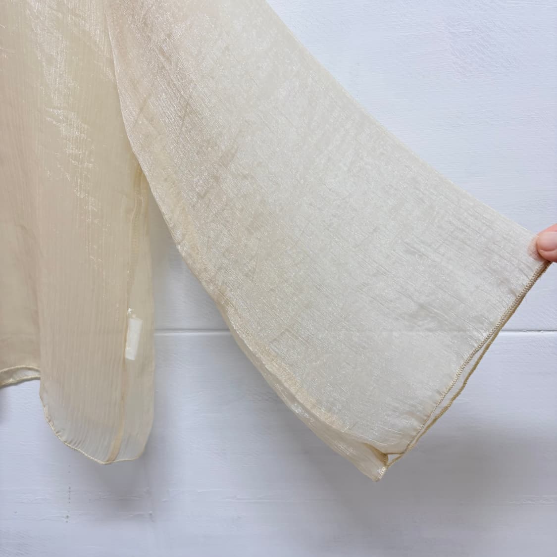 시스루 크리즈 리본 페어리 가디건 F JPN 상품이미지3