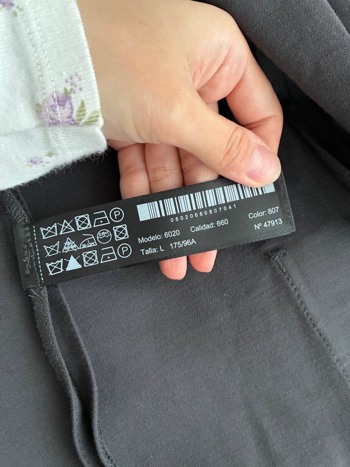 L) 마시모두띠 원버튼 코튼 블레이저 차콜 상품이미지5