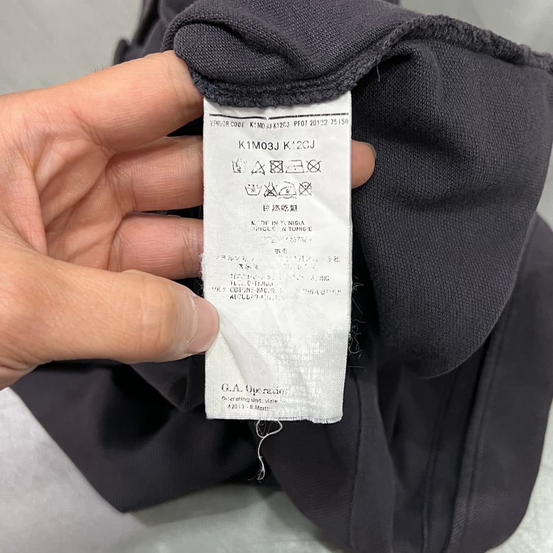  엠포리오 아르마니 컷오프 반팔 카라티 y16234 상품이미지9