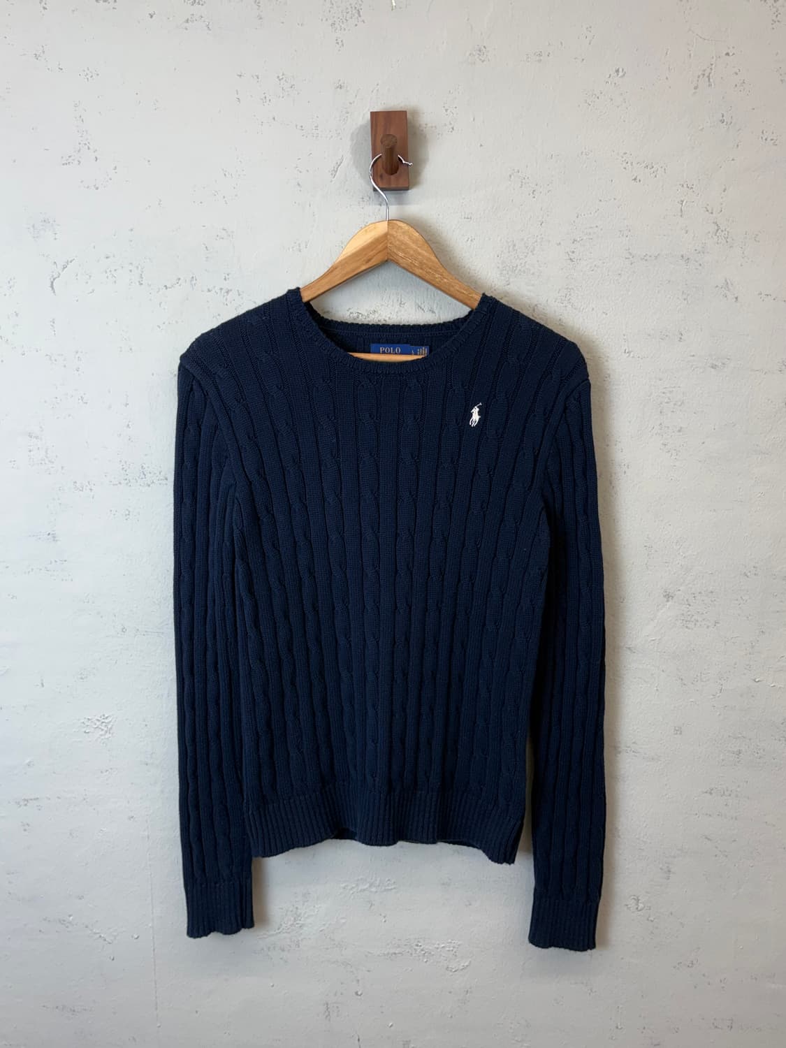 폴로랄프로렌 케이블 니트 네이비 상품이미지1