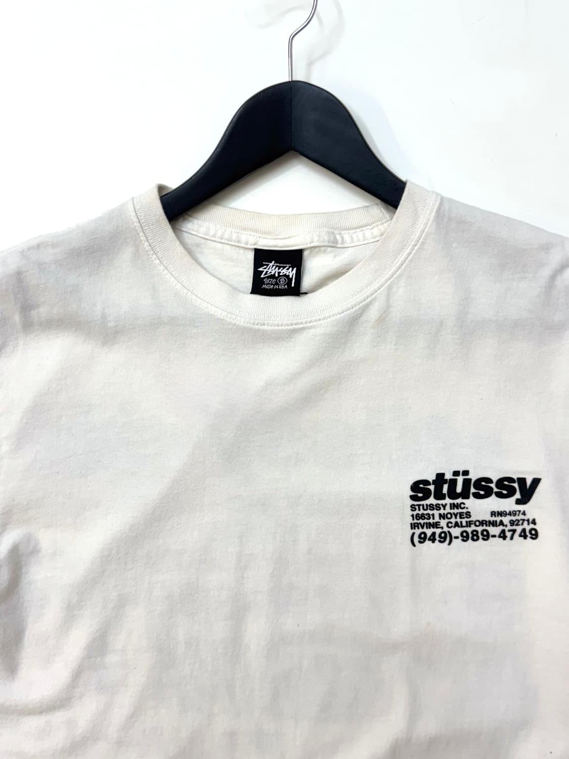 Stussy 스투시 DNA 피그먼트 다이드 티셔츠 내츄럴 상품이미지4