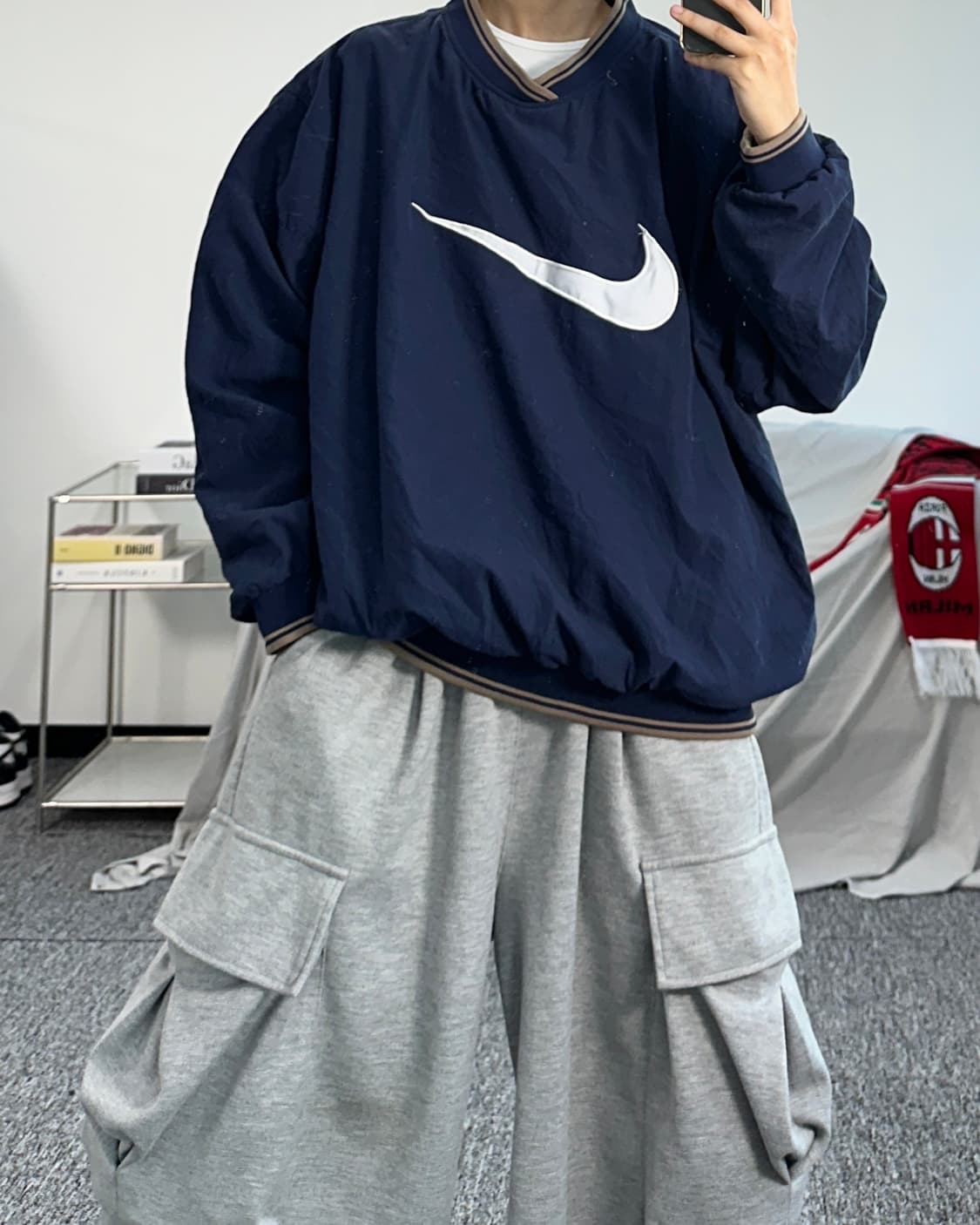 나이키 빅스우시 네이비 웜업 L 상품이미지3