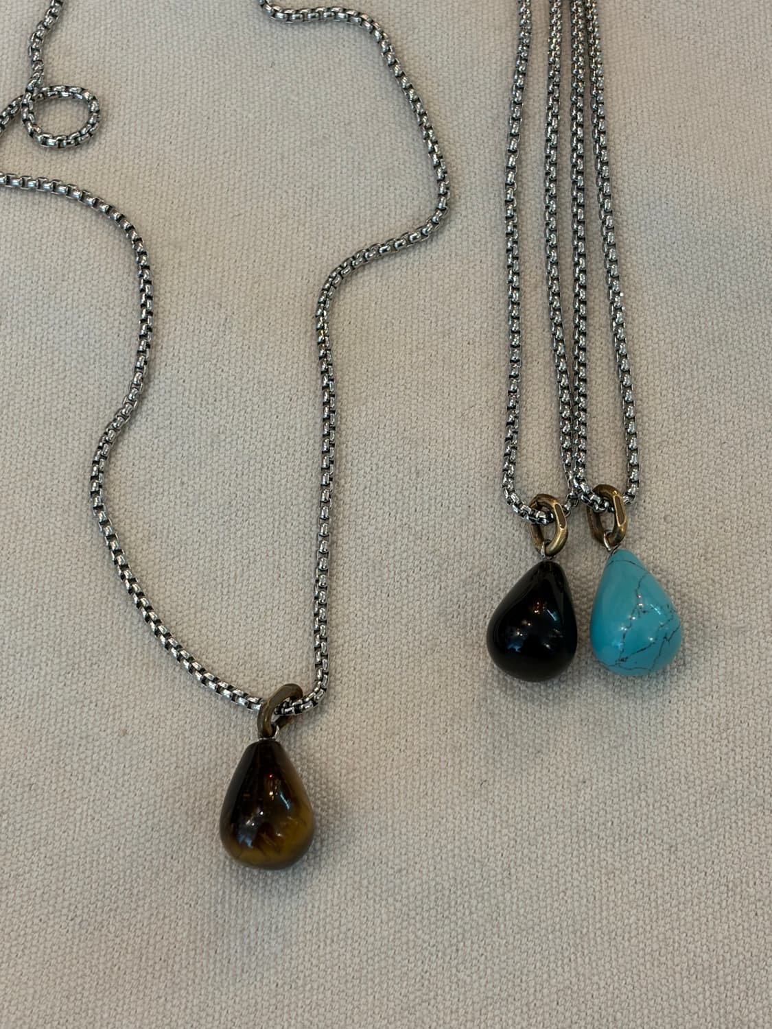 Turquoise Drop Surgical Necklace 상품이미지5