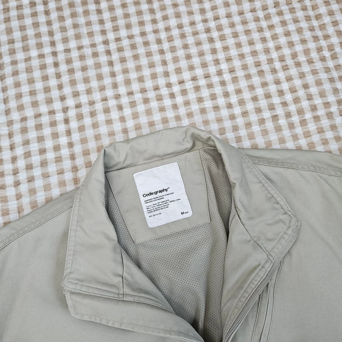 코드그라피 간절기 면자켓 남자100 상품이미지3