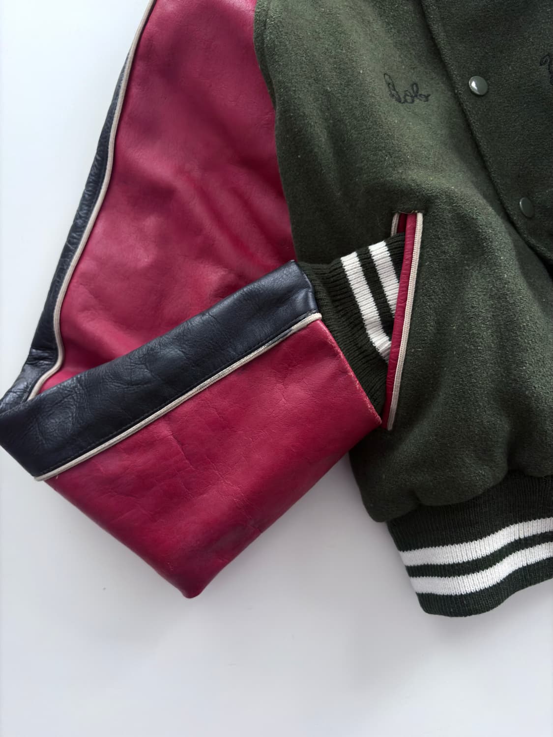 90s 빈티지 런치메뉴 바시티 블루종 상품이미지8