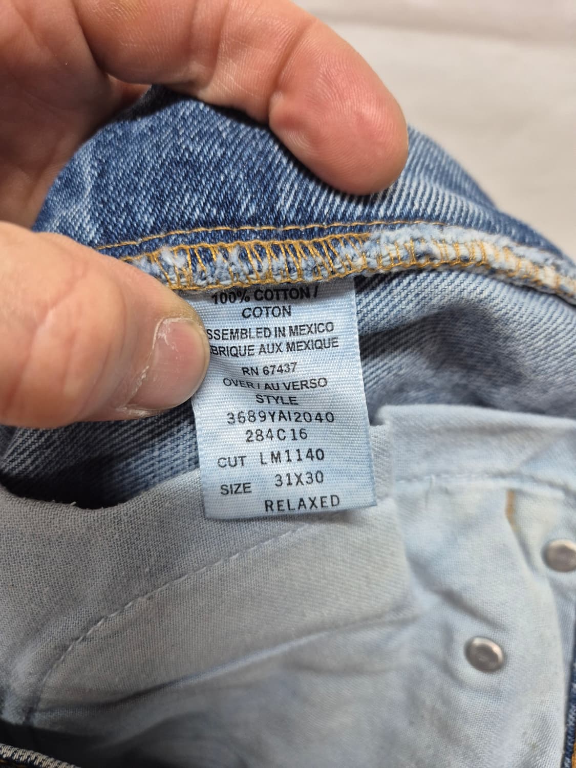 폴로 진 배기핏 데님팬츠  상품이미지4