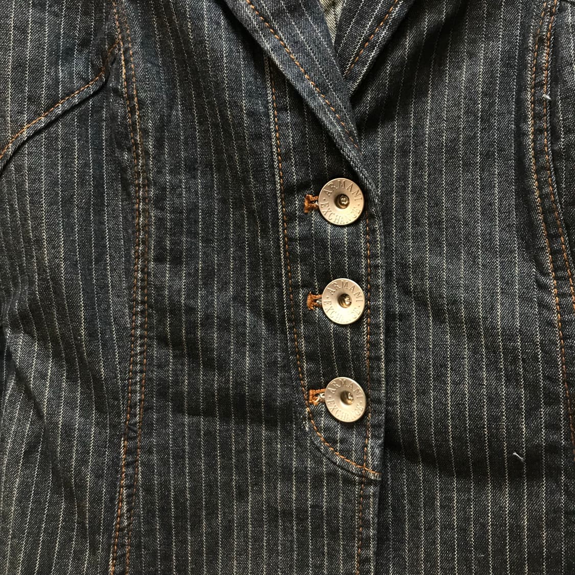 Armani Exchange 알마니 익스체인지 갸루 스티치 데님자켓 상품이미지6