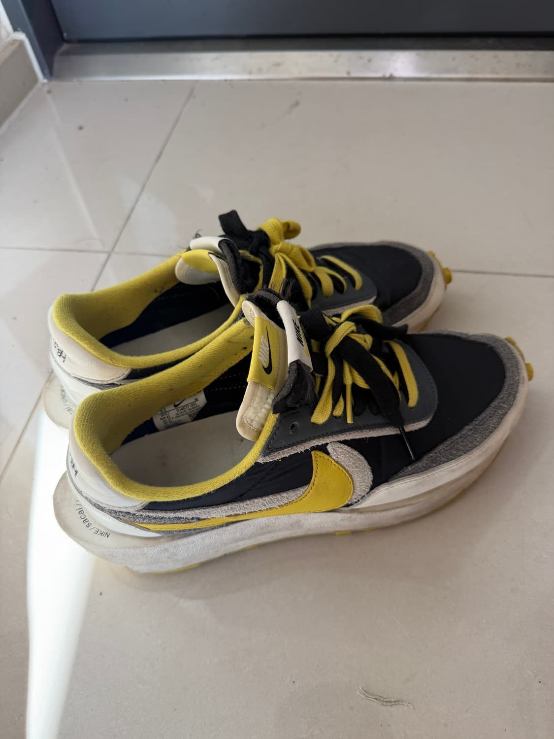 나이키 사카이 언더커버 LD와플 블랙/옐로우 270 상품이미지1