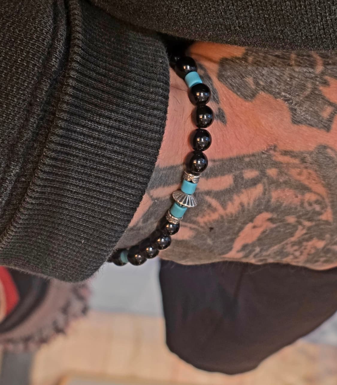 3cross Black onxys Silver925 bracelet 상품이미지8