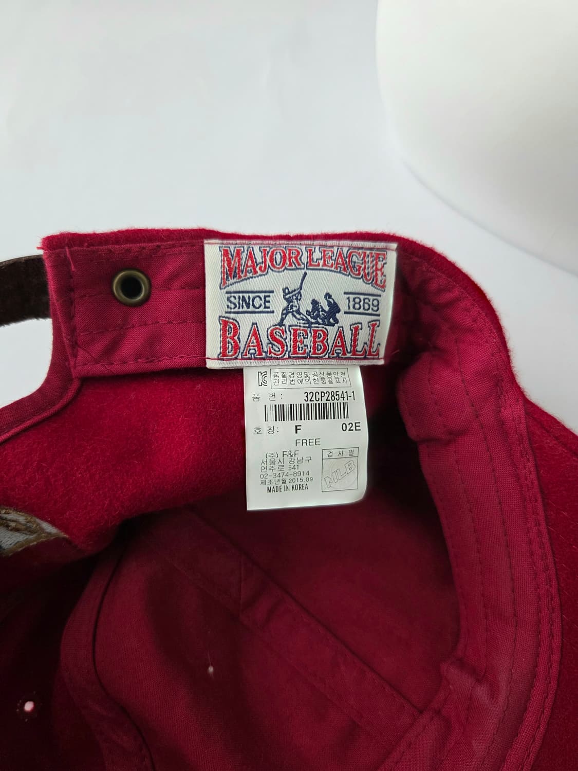 MLB 자수 로고 울 캡  뉴에라 상품이미지7