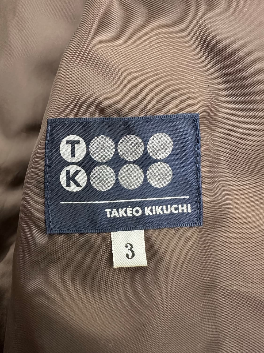Takeo Kikuchi Down Jacket(Brown × Camel) 상품이미지9