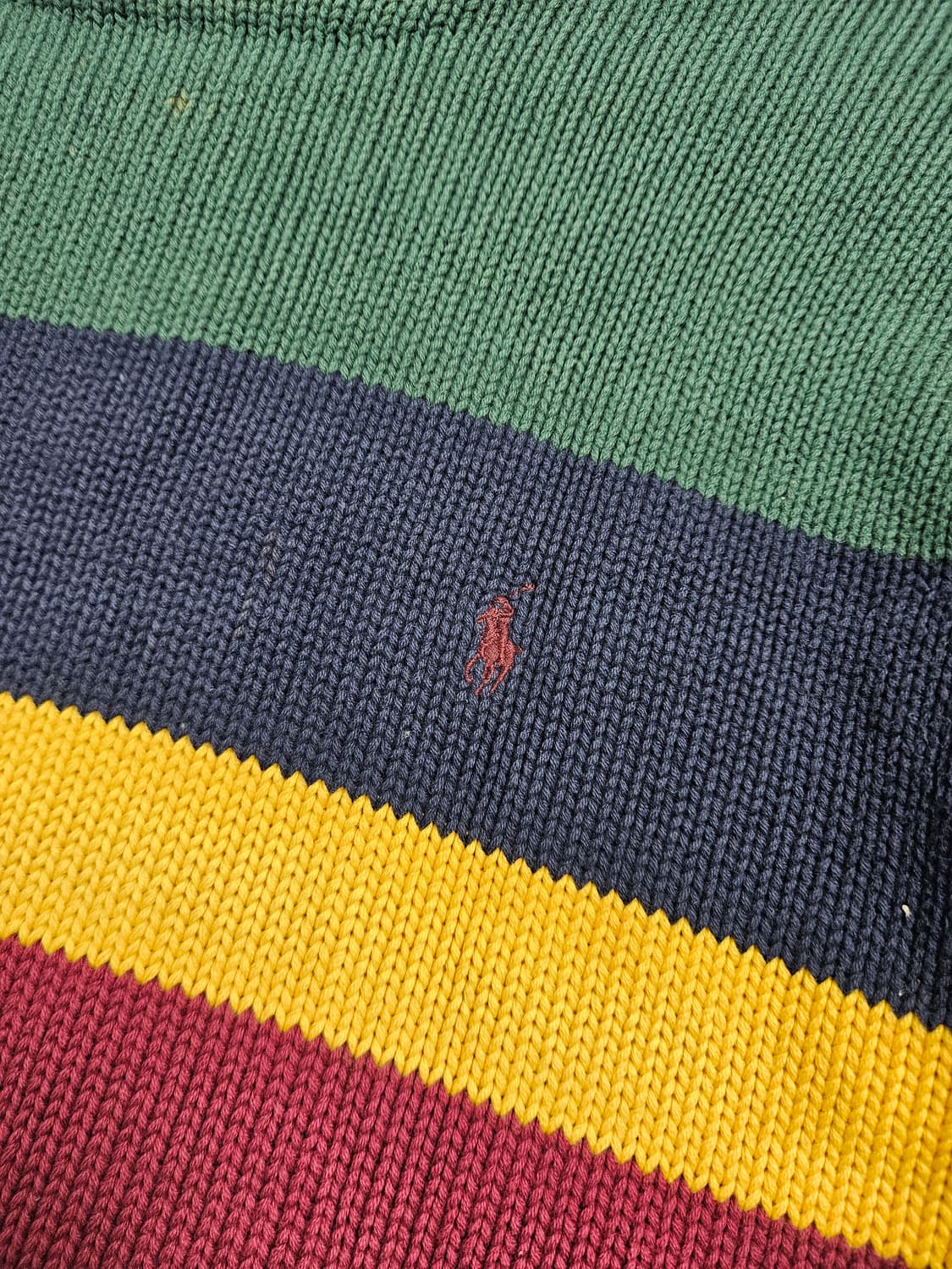 폴로 스트라이프 코튼 니트 상품이미지2
