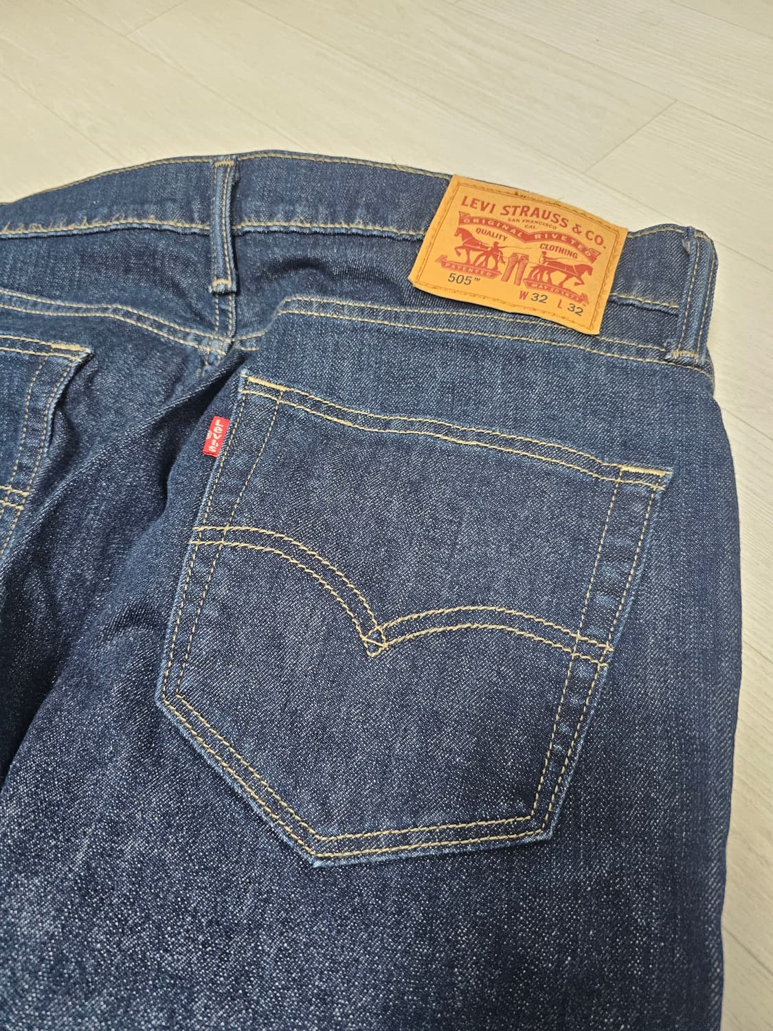 리바이스 505 생지 데님 32 상품이미지2