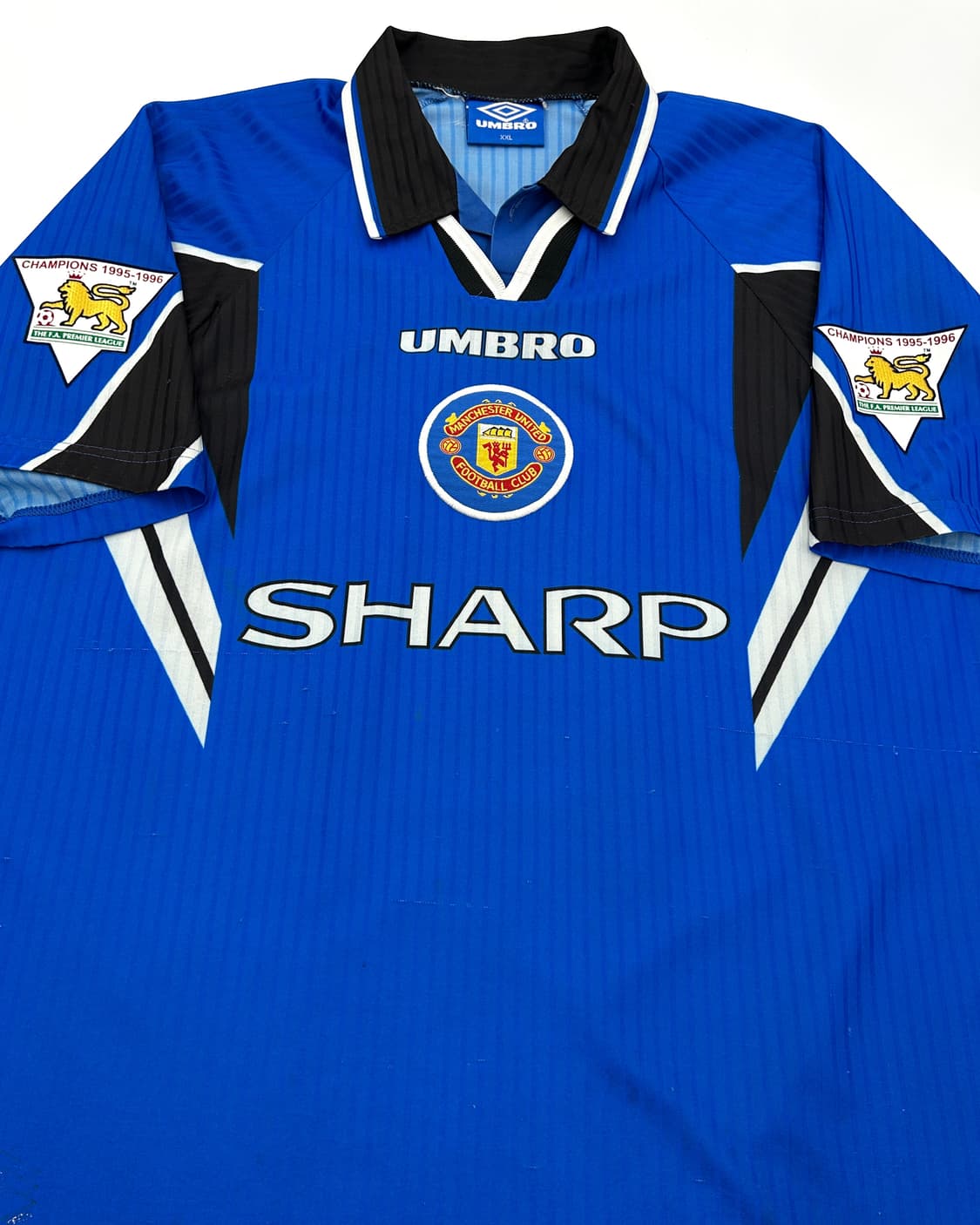 (2XL) 엄브로 96-98 맨유 써드킷 No.10 데이비드 베컴 상품이미지5