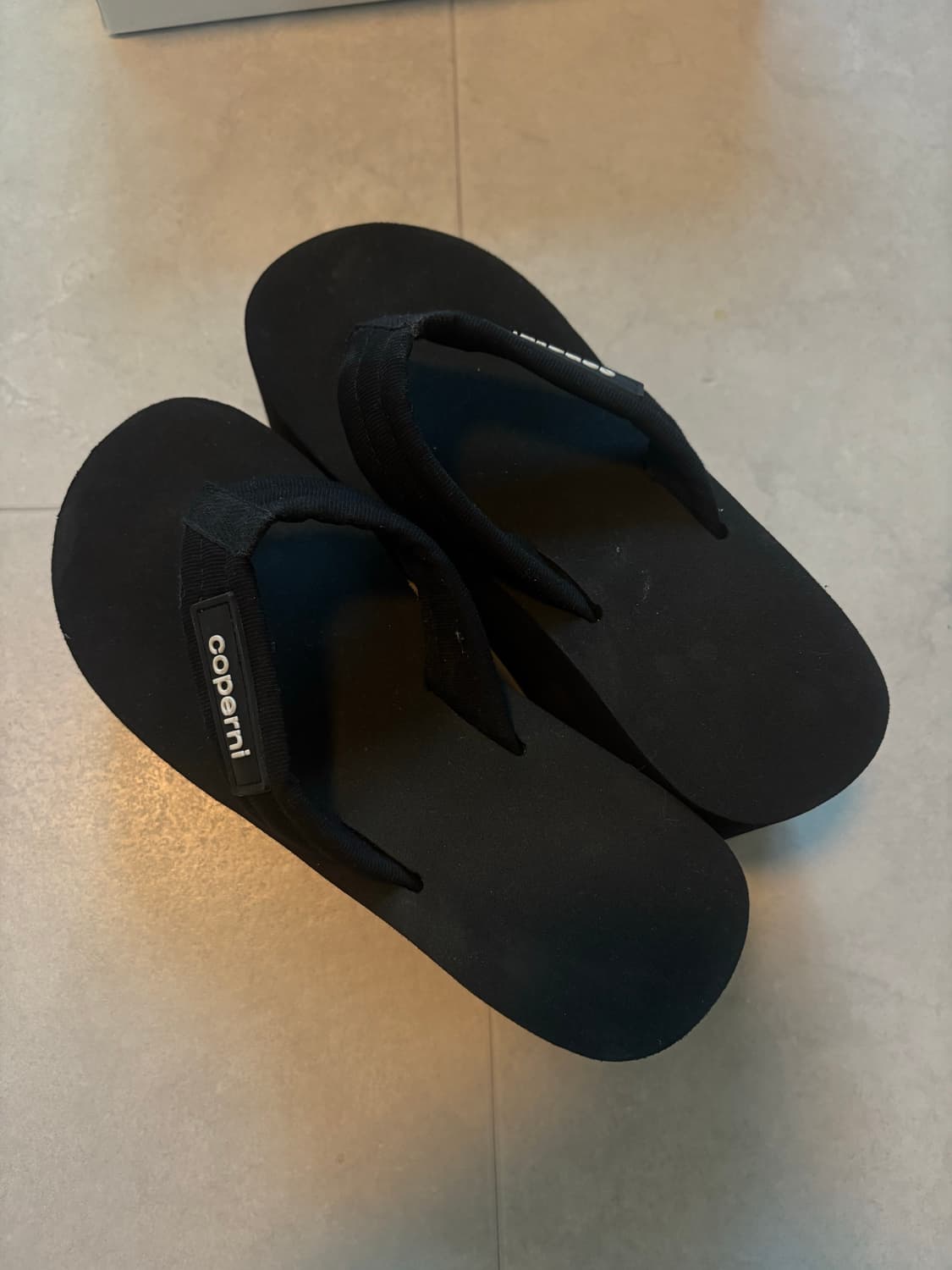 코페르니 블랙 웨지 힐 샌들 상품이미지2