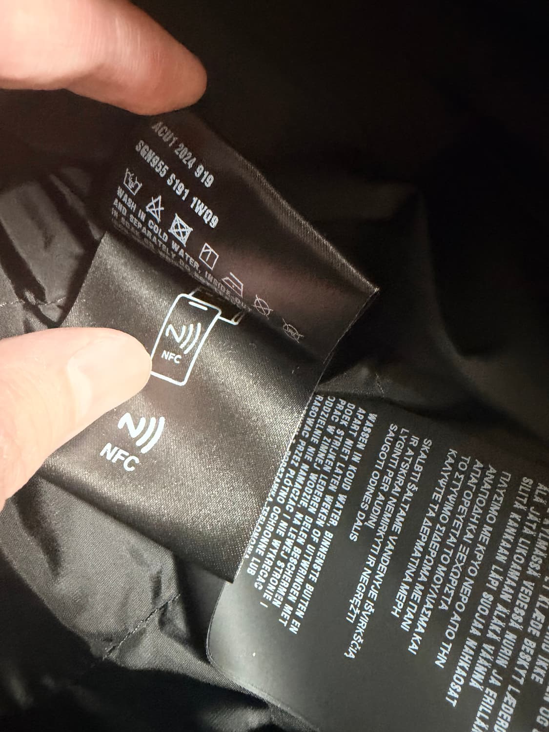 프라다 패딩 sgn955 블랙 50사이즈 상품이미지7