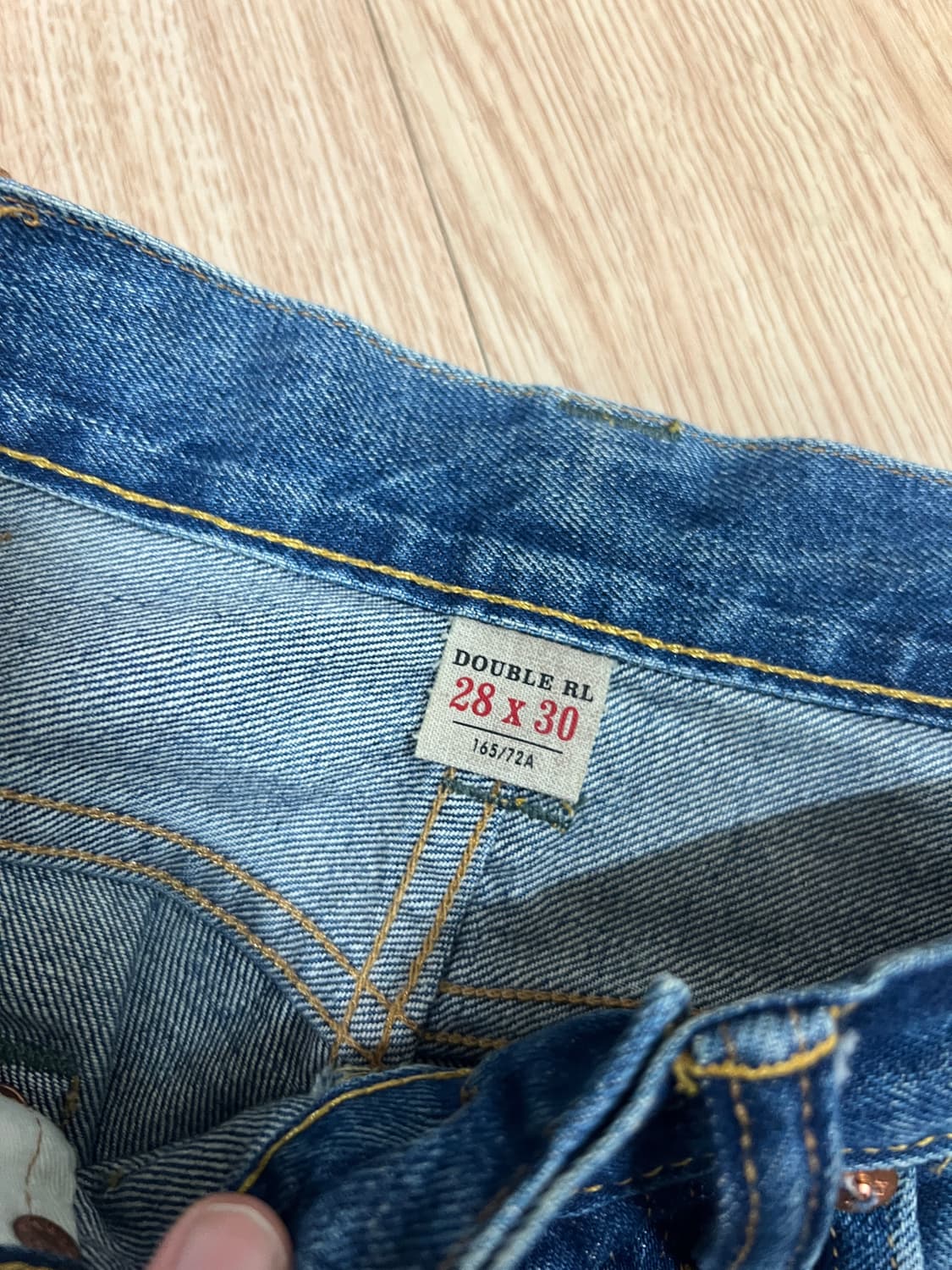 RRL 더블알엘 빈티지파이브포켓 그랜드폴스 진 28x30 상품이미지2