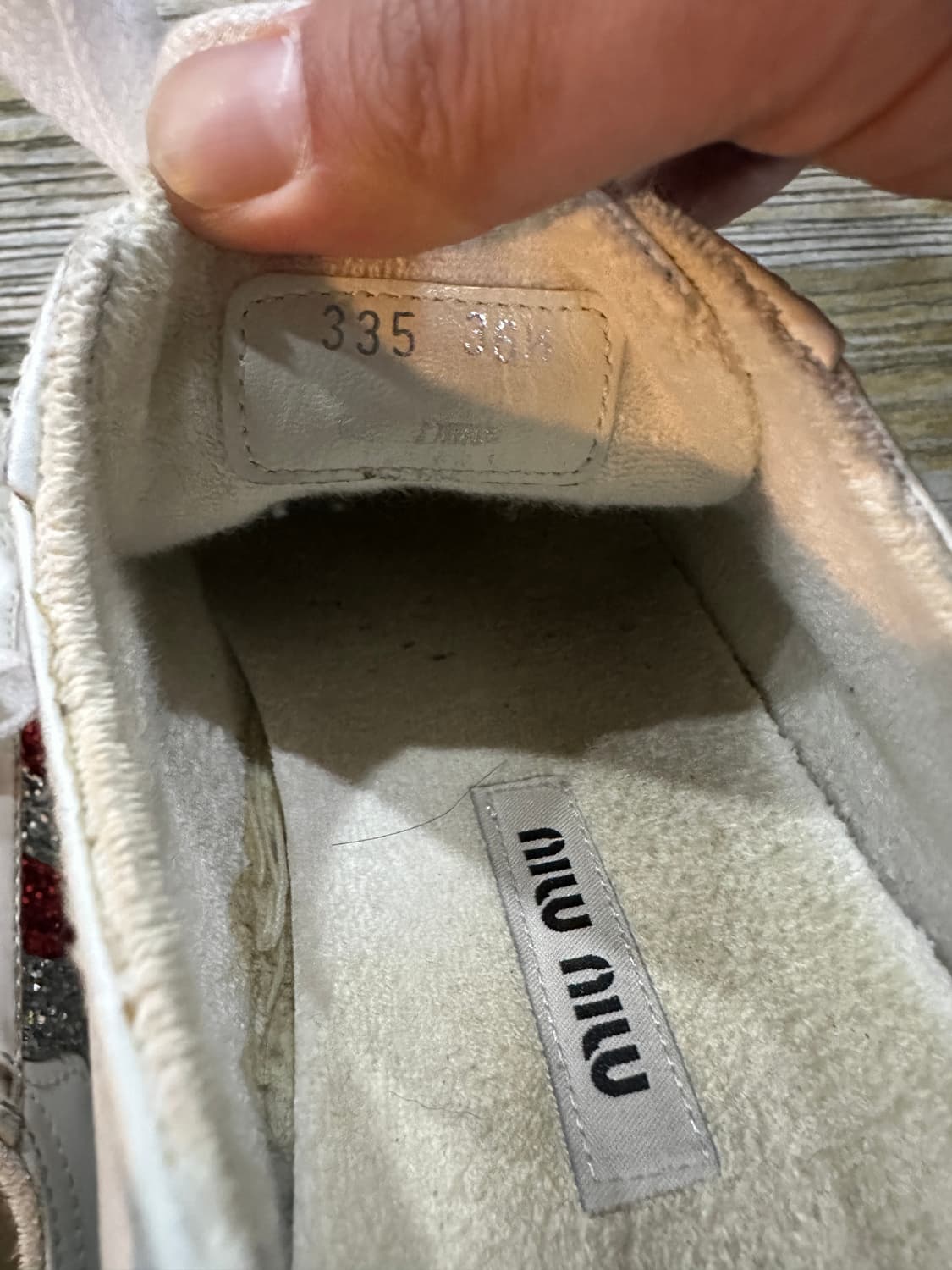 미우미우 글리터슈즈 235 상품이미지6