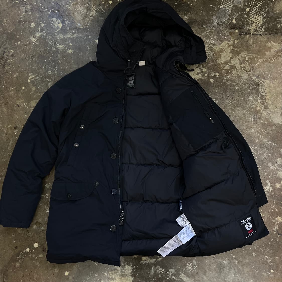 M) 리바이스 덕다운 패딩점퍼 오리털 파카 봄버자켓 아메카지 워크웨어 상품이미지5