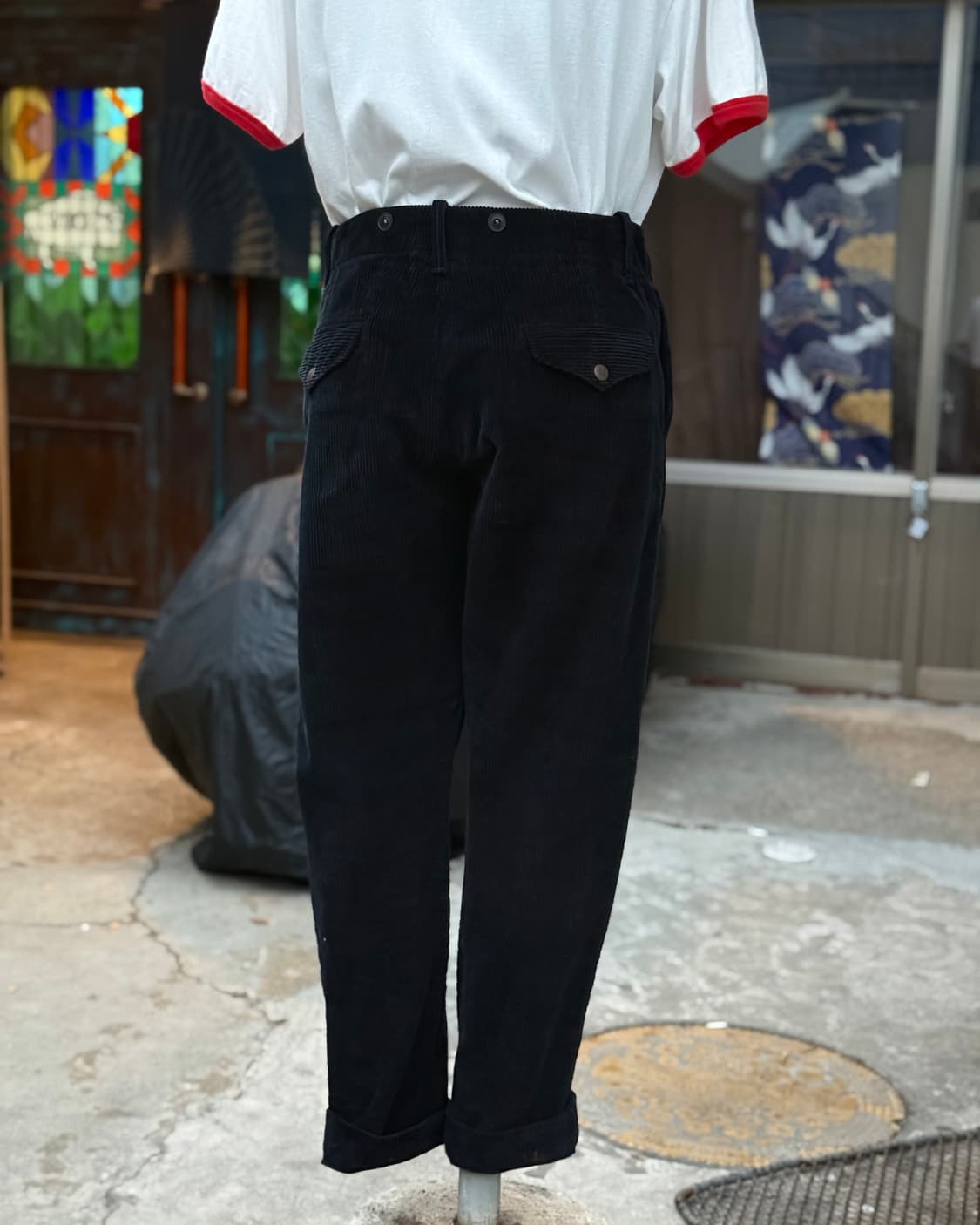 R.R.L 슬림핏 오피서 코듀로이 트라우저 30/30 상품이미지10