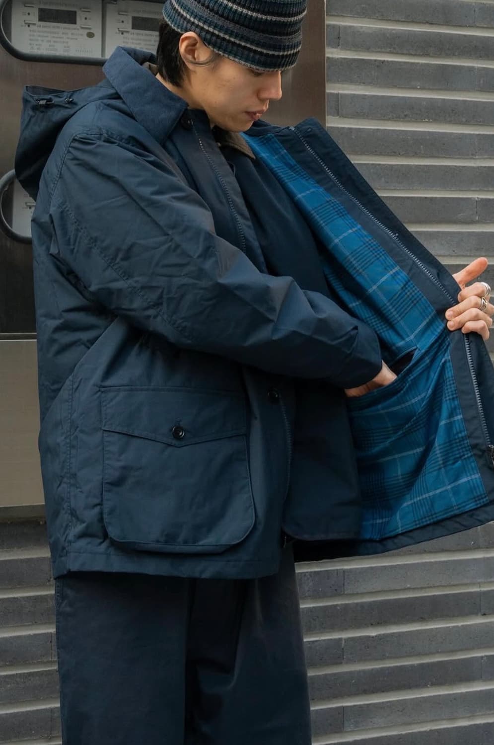 [L] 나나미카 퍼텍스 필드자켓 네이비 상품이미지6